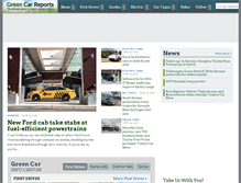 Tablet Screenshot of greencarreports.com